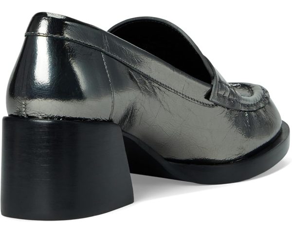 Natalie Crinkled Metallic Loafer - Image 4