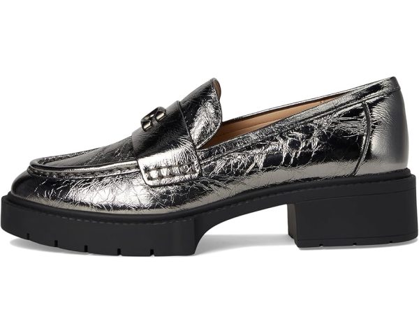 Leah Crinkle Metallic Loafer - Image 4